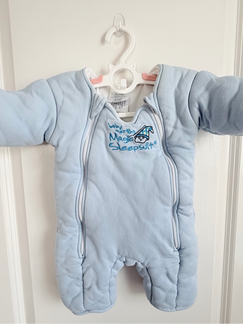 Baby Merlin’s Magic Sleepsuit Blue Small 3-6 Months Sleep Suit